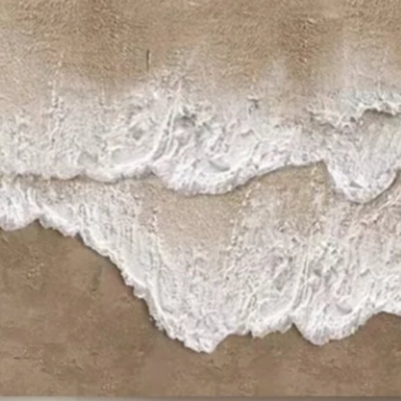 Sea painting with embossed waves - Picture 3 of 5